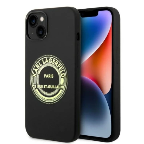 Etui Etui Karl Lagerfeld KLHCP14MSRSGRCK do Apple iPhone 14 Plus 6,7" pevný obal silikonový RSG