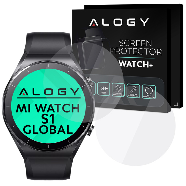 2x Alogy Tempered Glass Screen Protector for Xiaomi Mi Watch S1 Global