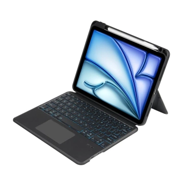 Klávesnice Etui Scmag Pen pro Apple iPad Air 10.9 4. 5. 2020-2022 / 11. 6. 2024 černá