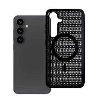 Etui do Samsung Galaxy S25  3mk COOLing MagCase MagSafe Black