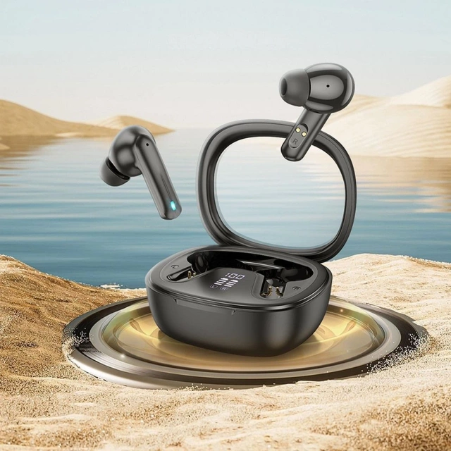 Hoco EQ6 Bezprzewodowe Słuchawki Bluetooth TWS - Czarne