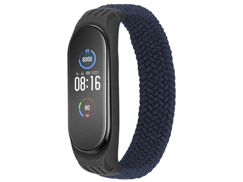 Pasek opaska Loop do Xiaomi Mi Smart Band 5/6/6 NFC Charcoal