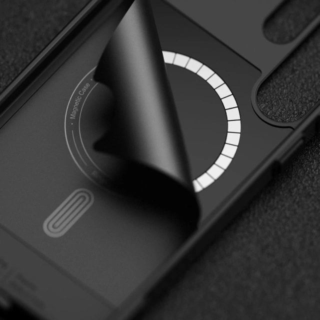 Etui für Samsung Galaxy S25 Ultra Camo Schwarz Ringke Rugged Gear Magnetic MagSafe