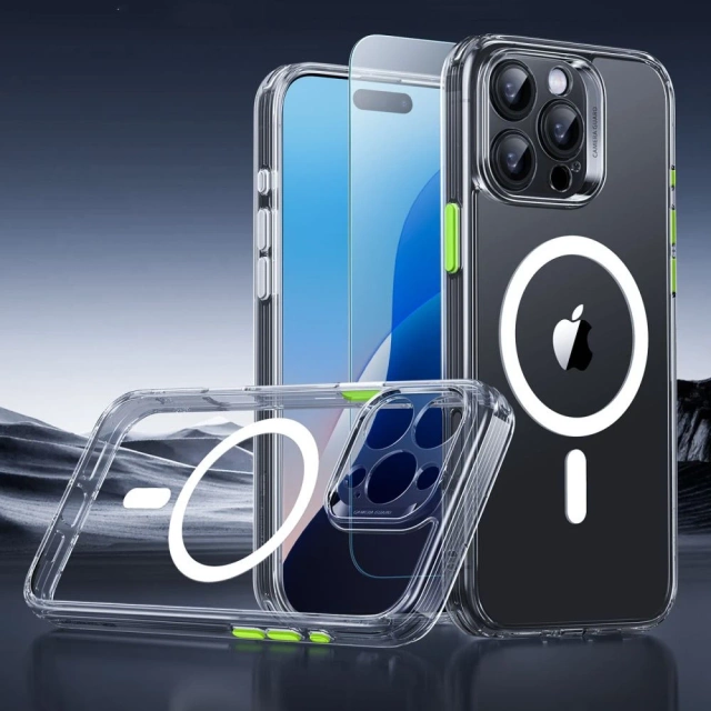 Etui ESR Classic Pro Set MagSafe iPhone 16 Pro Przezroczyste