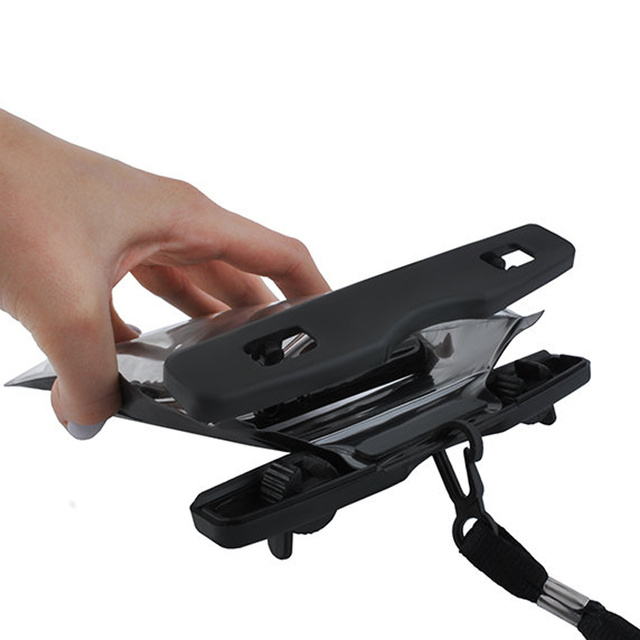 Universelles wasserdichtes Gehäuse Schwarz