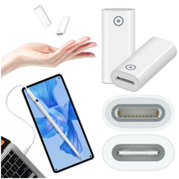 Alogy Magnetischer Stylus-Stift, Notiz- und Skizzenstift für Apple iPad Pro/Air/Mini, Weiß