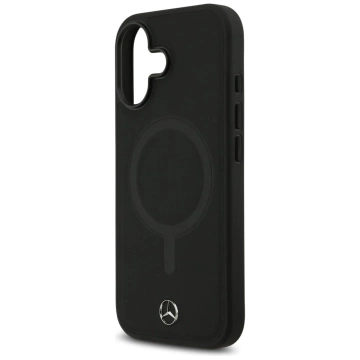 Etui do iPhone 17 Mercedes-Benz Smooth Leather MagSafe Black