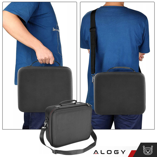 Pouzdro Kufr Kufr taška pro Nintendo Switch OLED příslušenství 21 Games Alogy Vodotěsné s popruhem Černá