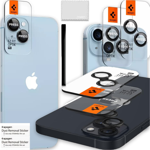 Чохол для камери spigen optik.tr ”ez fit” camera protector 2-pack iphone 14/14 plus black