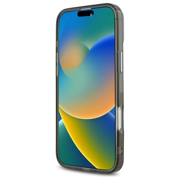 Puzdro Karl Lagerfeld pre iPhone 16 6,1" Black MagSafe Hardcase IML Metal Karl Head