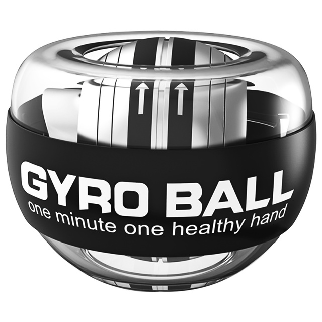 Gyro Ball Alogy loptička na precvičenie zápästia Powerballový grip na posilnenie svalov Gyro Ball Black