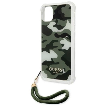 Guess GUHCN61KSARKA iPhone 11 6.1" green/khaki hardcase Camo Collection