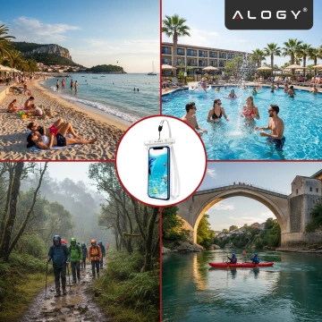 Alogy Waterproof Case Universal IPX8 to 6.5 Black