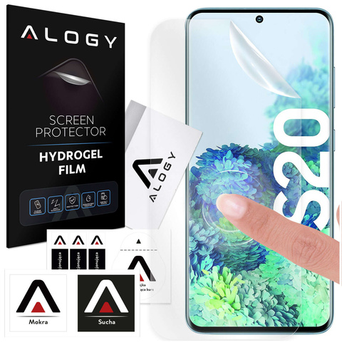 Гідрогелева плівка для Samsung Galaxy S20, захисний екран телефону, Alogy Hydrogel Film