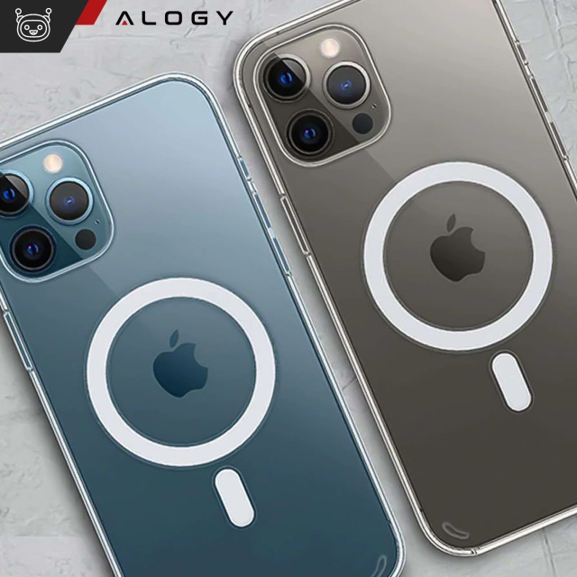 MagSafe Alogy Ultra Slim Mag Case для iPhone 12 / Pro Qi Chargers Прозорий