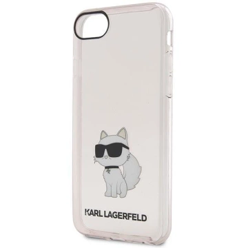 Чохол для телефону Karl Lagerfeld для iPhone 7/8/SE 2020/2022 pink/pink hardcase Ikonik Choupette