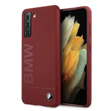 Etui BMW BMHCS21MSLBLRE Pevné pouzdro Samsung Galaxy S21 Plus G996 silikonové podpisové logo