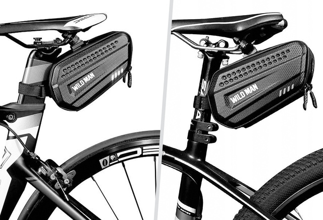 Case bag bicycle pannier bicycle holder Wildman Bag ES7 1.2l Black