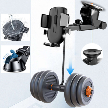 Alogy držák telefonu do auta 2 v 1 na čelní sklo na mřížku palubní desky Organizér