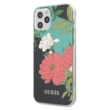 Guess GUHCP12LIMLFL01 iPhone 12 Pro Max 6,7" černá/černá květinová kolekce N°1