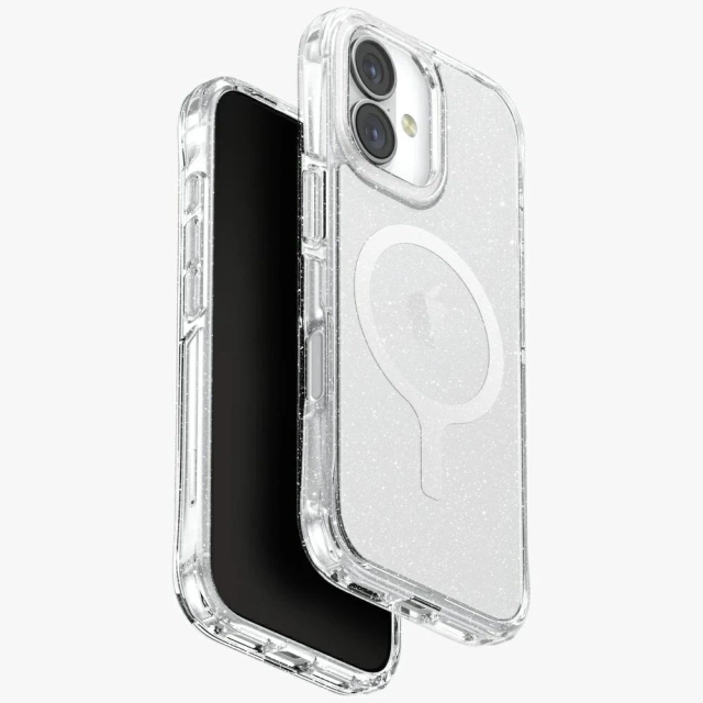 Etui Ochronne do iPhone 17 UNIQ LifePro Xtreme MagClick Clear/Brokat