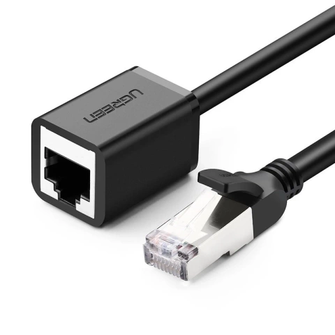 UGREEN Ethernet prodlužovací kabel RJ45 Cat 6 FTP 1000 Mbps 2 m černý (NW112 11281)