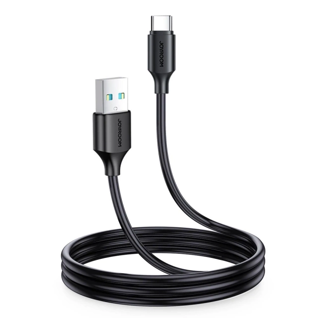 Кабель для зарядки / даних Joyroom USB - USB Type C 3A 1m чорний (S-UC027A9)