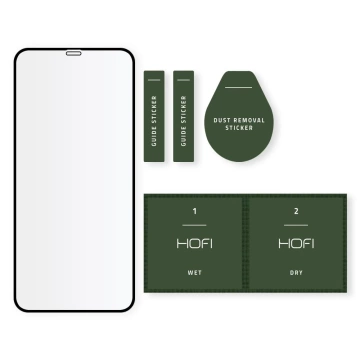 Tvrzené sklo hofi full pro iphone 12/12 pro black