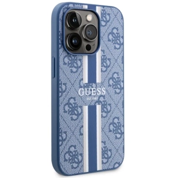Etui Guess GUHMP14LP4RPSB na iPhone 14 Pro 6,1" pevný obal 4G Printed Stripes MagSafe