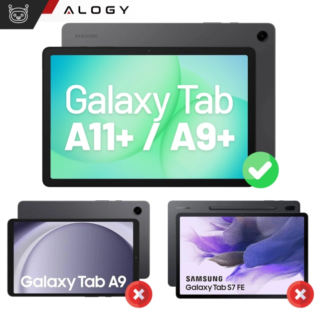 Pouzdro pro Samsung Galaxy Tab A9 Plus 2023 11" X210/X215/X216 Kryt na tablet Pouzdro Alogy Book Cover Zelené