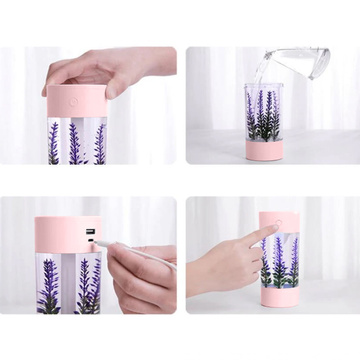 Зволожувач повітря Розсіювач ніжного туману декоративний Lavender lavender Pink