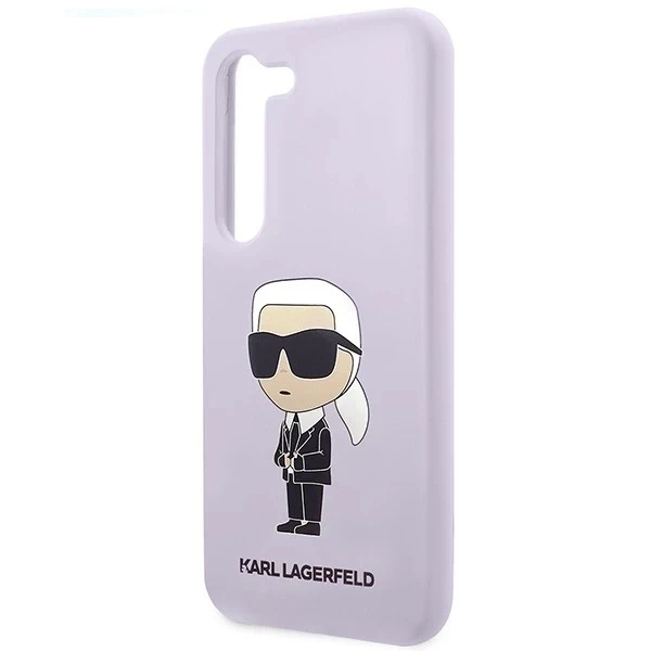 Силіконовий чохол Etui Karl Lagerfeld KLHCS23MSNIKBCU для Samsung Galaxy S23 Plus S916 Silicone Ikonik