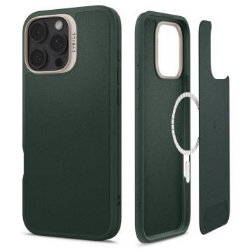 Etui Spigen Cyrill Kajuk Mag MagSafe pro iPhone 16 Pro Max Forest Green
