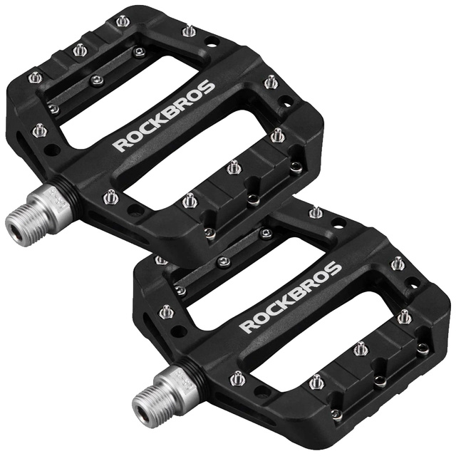 Pedále na bicykel RockBros 2017-12CBK platforma nylon Black