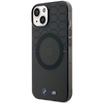 Чохол BMW BMHMP14SHGPK для iPhone 14 6.1" сірий/сірий Pattern MagSafe