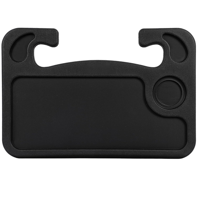 Auto-Organizer, Lenkrad-Tisch, Tablett-Halter, Laptop-Ständer, Getränke und Mahlzeiten, Alogy, Schwarz