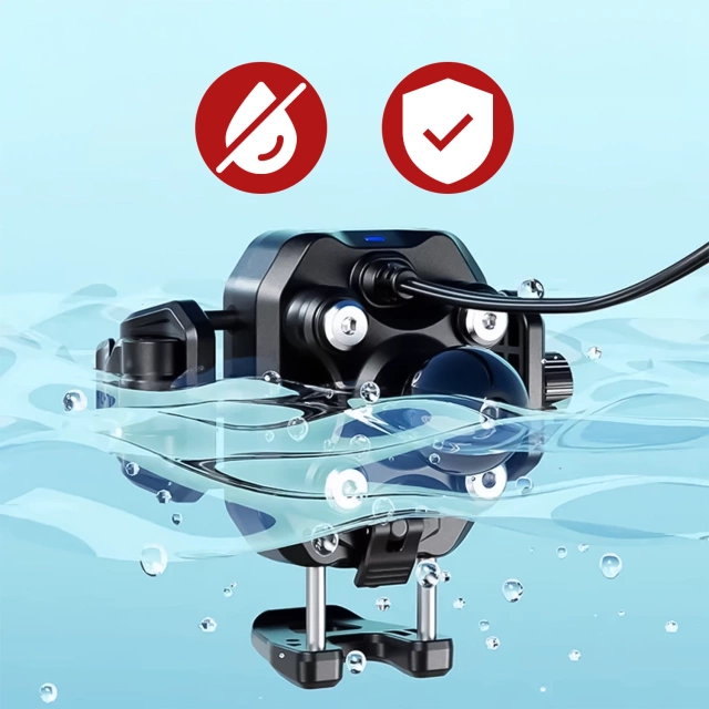 Мототримач KEWIG M11B для телефону з зарядним пристроєм QC 3.0 15W Qi Чорний