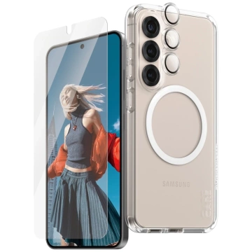 Захисний комплект CARE by PanzerGlass 3-в-1 для Samsung Galaxy S25