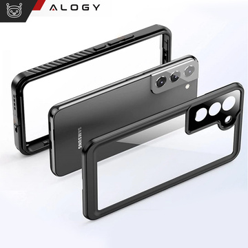 Vodotesné puzdro pre Samsung Galaxy S23 360 Alogy Armored Armor IP68 s lanyard Black