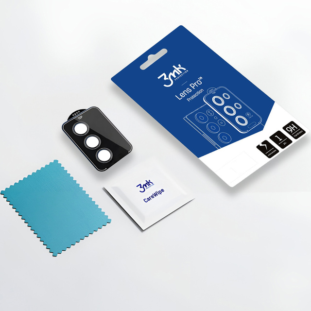 Скло для Samsung Galaxy S23 FE Camera Protector Lens 3mk Lens Protection Pro Black Protective Cover