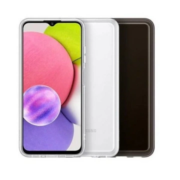 Etui Samsung EF-QA038TB до Samsung Galaxy A03s A038 Soft Clear Cover czarny/black