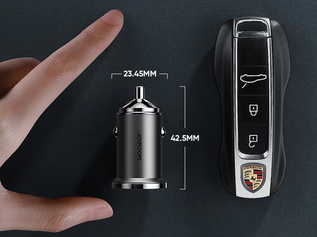 Nabíječka do auta Joyroom C-A35 USB typ C PD 45W 5A QC 3.0 černá