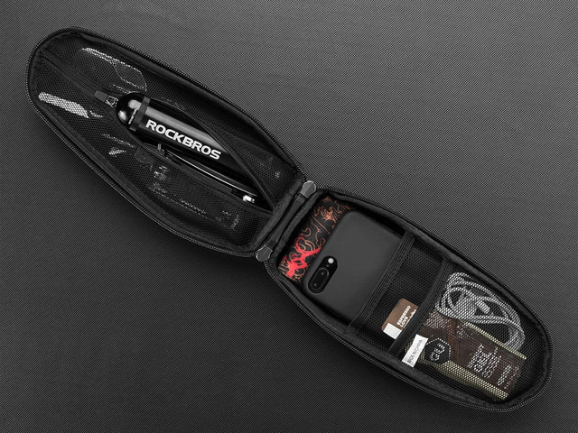Водонепроникний чохол, велосипедна сумка, тримач рами, RockBros B61 Black