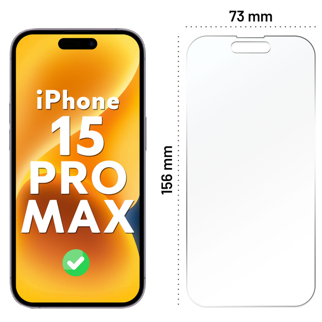 Hybridní sklo pro Apple iPhone 15 Pro Max na celou obrazovku Ochranné sklo Alogy Flexi Full Glass 9H odolné proti rozbití