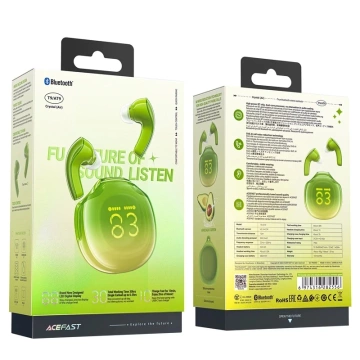 Acefast T9 Bluetooth 5.3 In-Ear Wireless Headphones - Green
