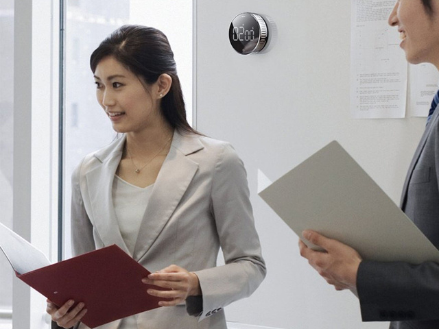 Baseus Heyo Rotation Magnetic Digital Timer Schwarz