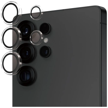 Tvrzené sklo pro Samsung Galaxy S25 Ultra PanzerGlass Hoops Ochranný kryt objektivu fotoaparátu