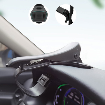 Black car holder with dashboard clip