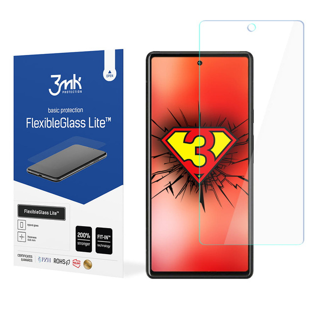 Bruchsicheres 3mk Flexible Glass Lite Hybridglas für Google Pixel 6 5G