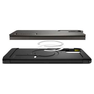 Samsung Galaxy S25 Ultra Gunmetal Spigen Tough Armor Mag MagSafe Case